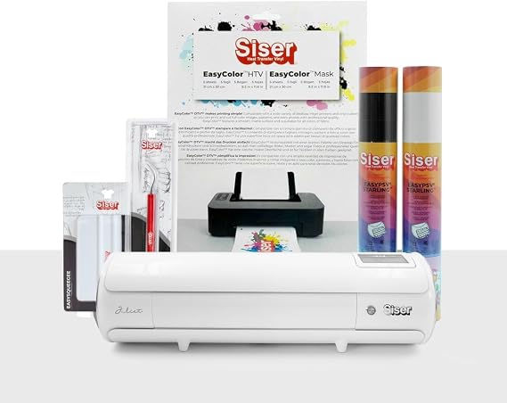 Siser Juliet® Starter Pack - Includes the Juliet High Definition Cutting Plotter as well as thermo-transferable cutting and printable films stickers and accessories