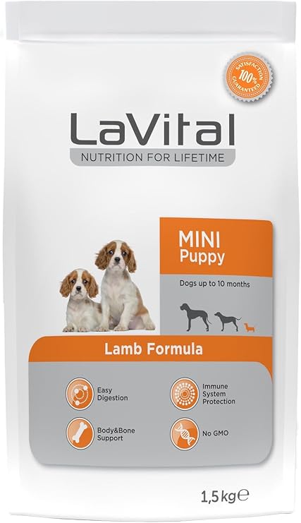 LaVital Lamb Mini Breed Puppy Food 1.5kg
