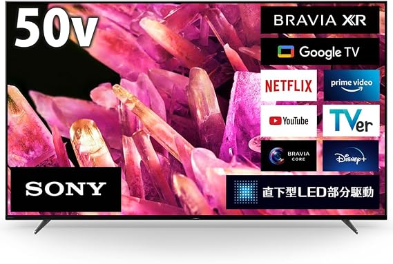 Sony 50 Inch 4K LCD TV Bravia XRJ-50X90K BRAVIA XR X Google TV 4K/120fps Recommended Over 6 Tatami