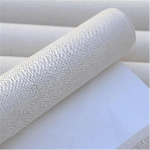 Blank Canvas Roll Professional Blank Canvas Painting Layer Acrylic Oil Painting Canvas Linen Blend Primed Art Supplies for Artist 1M One Roll(Width 88cm)