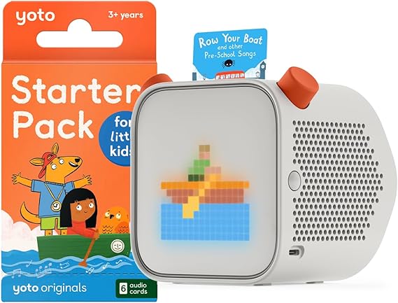 YOTO Player (3rd Gen.) Kids Audio Player + Little Kids Pack, Ages 3+