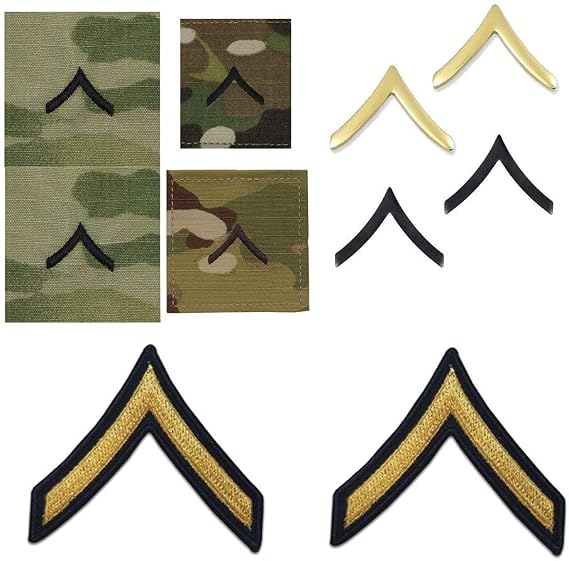 Uniform Accessories Unlimited Inc US Army Private Rank Bundle (MALE)