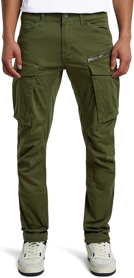 Gestaró Men's Cargo Long Pants, Straight Tapered Pants