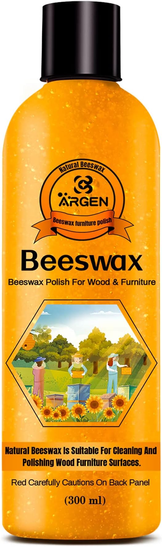 CARGEN Beeswax Furniture Polish - Natural Wood Wax Conditioner 300ML