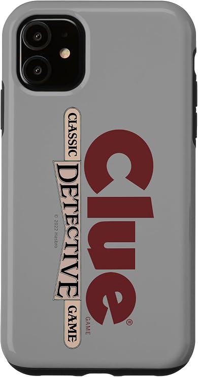Clue Classic Detective Game Case for iPhone 11