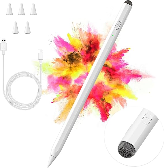 KARFUN 2 in 1 Stylus Pen for iPad Fast Charge