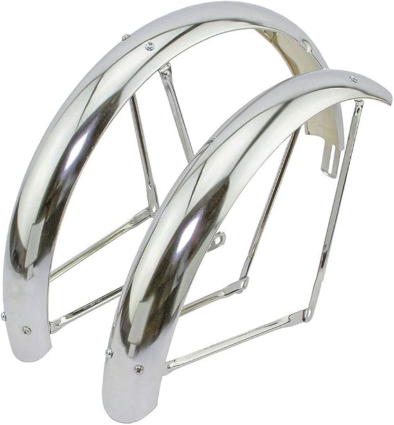 Alta Bicycle 20" Classic Adjustable Fender Set in Chrome