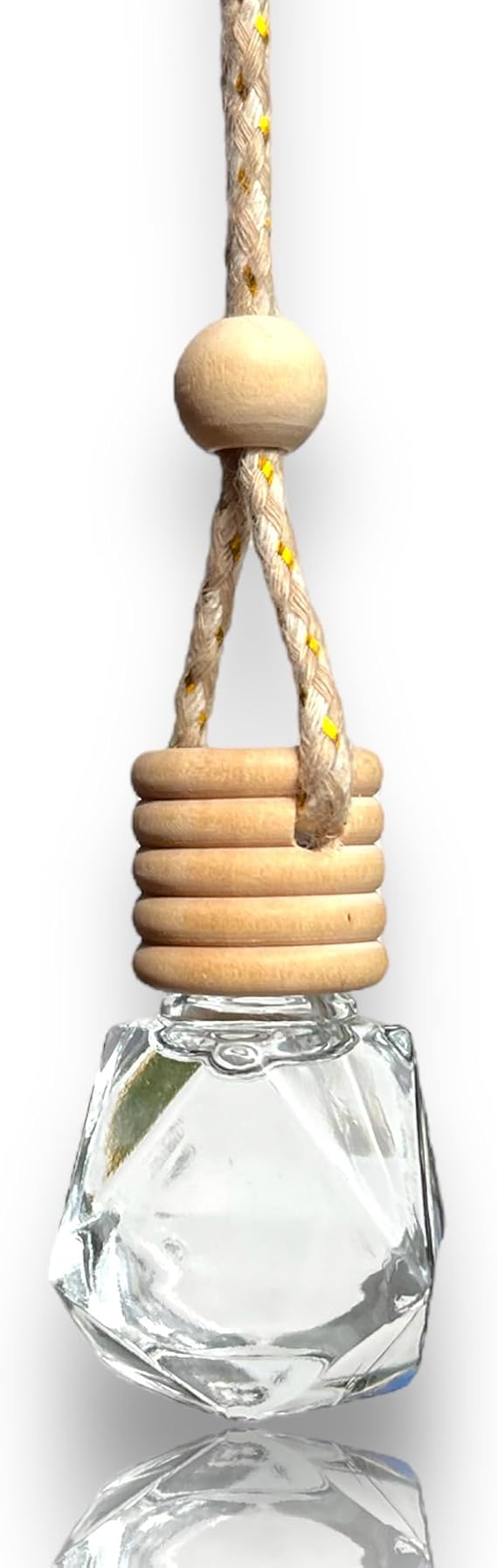 Hanging Fragrance Diffuser (Lavender) | Handmade | Cute Car Accessory | Long-Lasting Scent | Air Deodorizer, Freshener