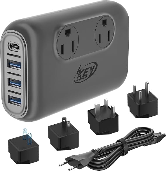 220V to 110V Converter, Key Power 230-Watt Step Down Voltage Converter