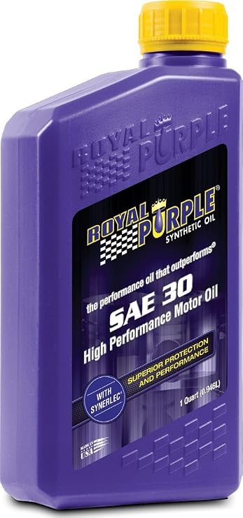Royal Purple 12030 Heavy Duty SAE 30 High Performance Synthetic Motor Oil -12 Quart