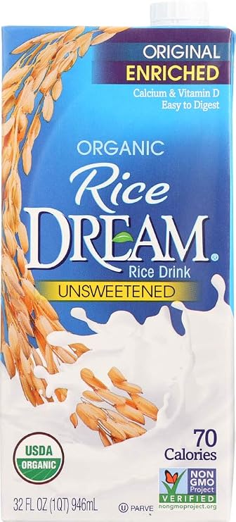(NOT A CASE) Rice Dream Organic Rice Drink Enriched Unsweetened Original