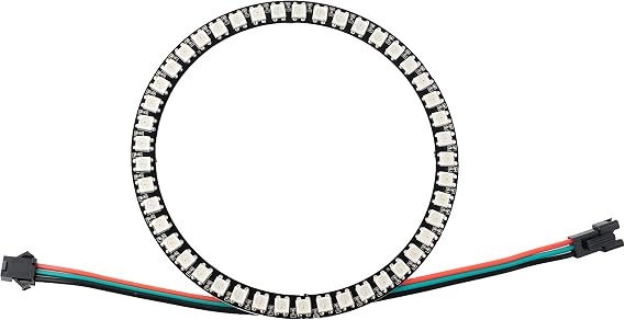 45 RGB LED Rings 45 X WS2812B 5050 Full Color with Integrated Drivers 45 Bits forArduino Raspberry Pi ESP8266 Nodemcu DC5V