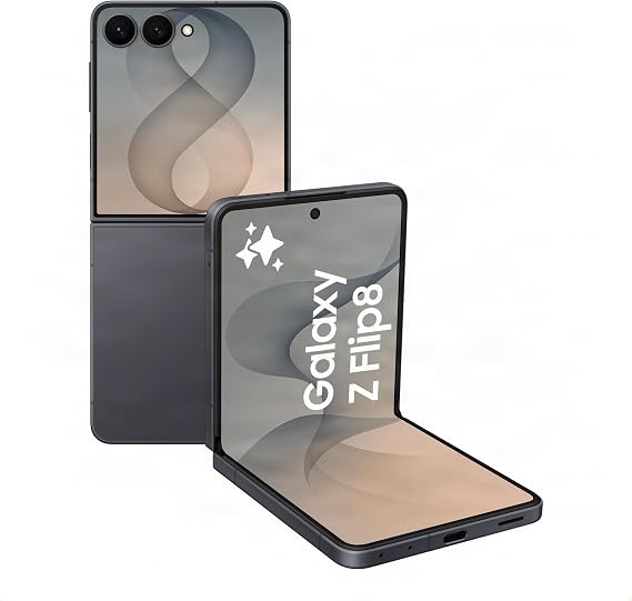 Samsung Galaxy Z Flip8 AI Smartphone, 512 GB Storage, Graphite