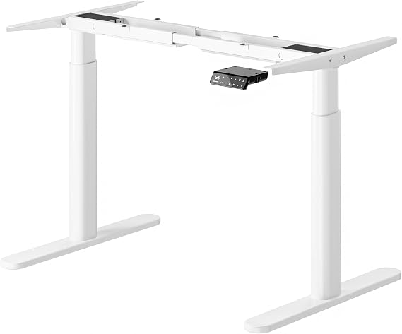 MAIDeSITe EL2 Pro Art Height-Adjustable Desk Frame Oval Leg Design Electric Height-Adjustable Table Frame Dual Motor Load Capacity 180 kg with 4 Memory Controls and Collision Protection Function