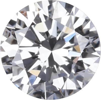 GEMHUB 0.25 Ct. Natural Round Cut White E Color Diamond, VVS2 Clarity EGL Certified for Fine Rings and Pendants