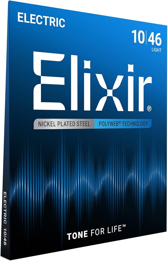 Elixir Polyweb Light .010-.046 #12050 Electric Guitar Strings