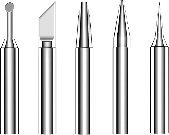 5PCS Soldering Iron Tips for 190W Soldering GunReplacement, High-Performance Tips for 190W Soldering Iron, Fast Heating,Fit PCB, DIY, Electronics Repair