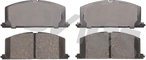 AD0242 OEM ADVICS Ultra-Premium Ceramic Disc Brake Pad Set - Compatible with Select Chevrolet Nova; Geo Prizm; Toyota Camry, Celica, Corolla, MR2, Paseo, Tercel; FRONT