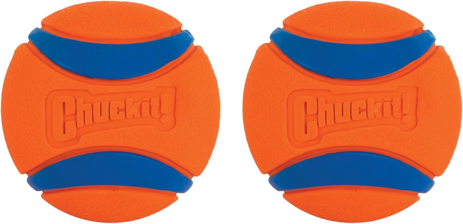 Chuckit! Ultra Ball 2-Piece Dog Play Ball Small Size