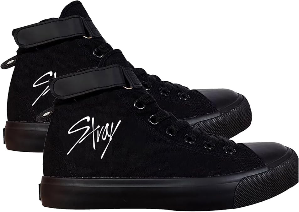 SKZ Shoes Unisex Canvas Sneakers Bangchan Felix Hyunjin Jeongin High Top Casual Walking Shoes