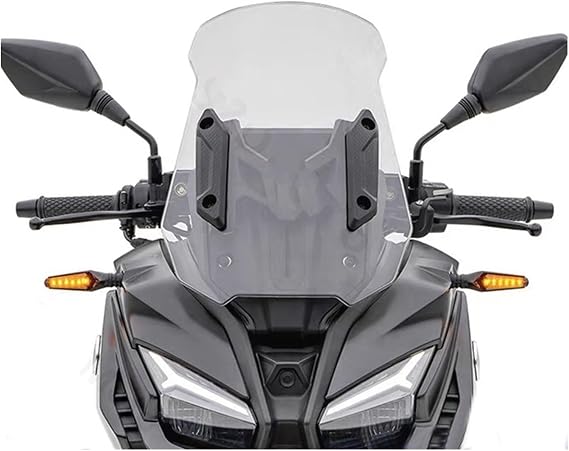 Motorbike Windshield Deflectors For VOGE For SR1 125 For ADV For SR150S For For Motorcycle Accessories Windshield Windscreen Wind Deflectors Viser Visor(Gray 48CM)