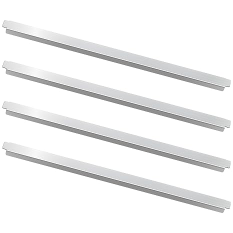 Booson 4 Pcs 20 Inch Stainless Steel Adapter Bar Pan Steam Table Divider