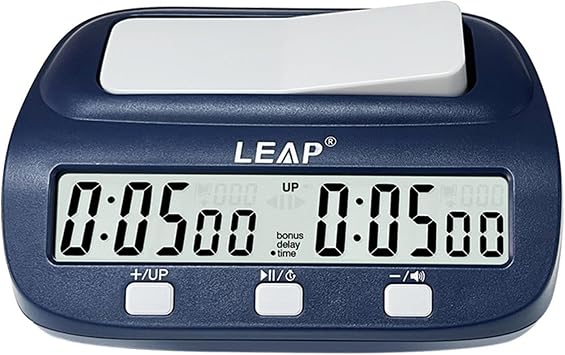 Colaxi Chess Clock, Board Game Timer, Portable Digital Chess Timer with and Delay Features