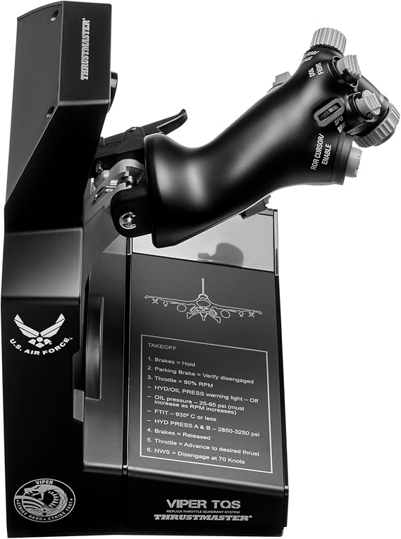 国内正規品Thrustmaster スラストマスター Viper TQS フライトシミュレーター 金属製スロットル クアドラントシステム 高精度磁気センサー採用 PC対応