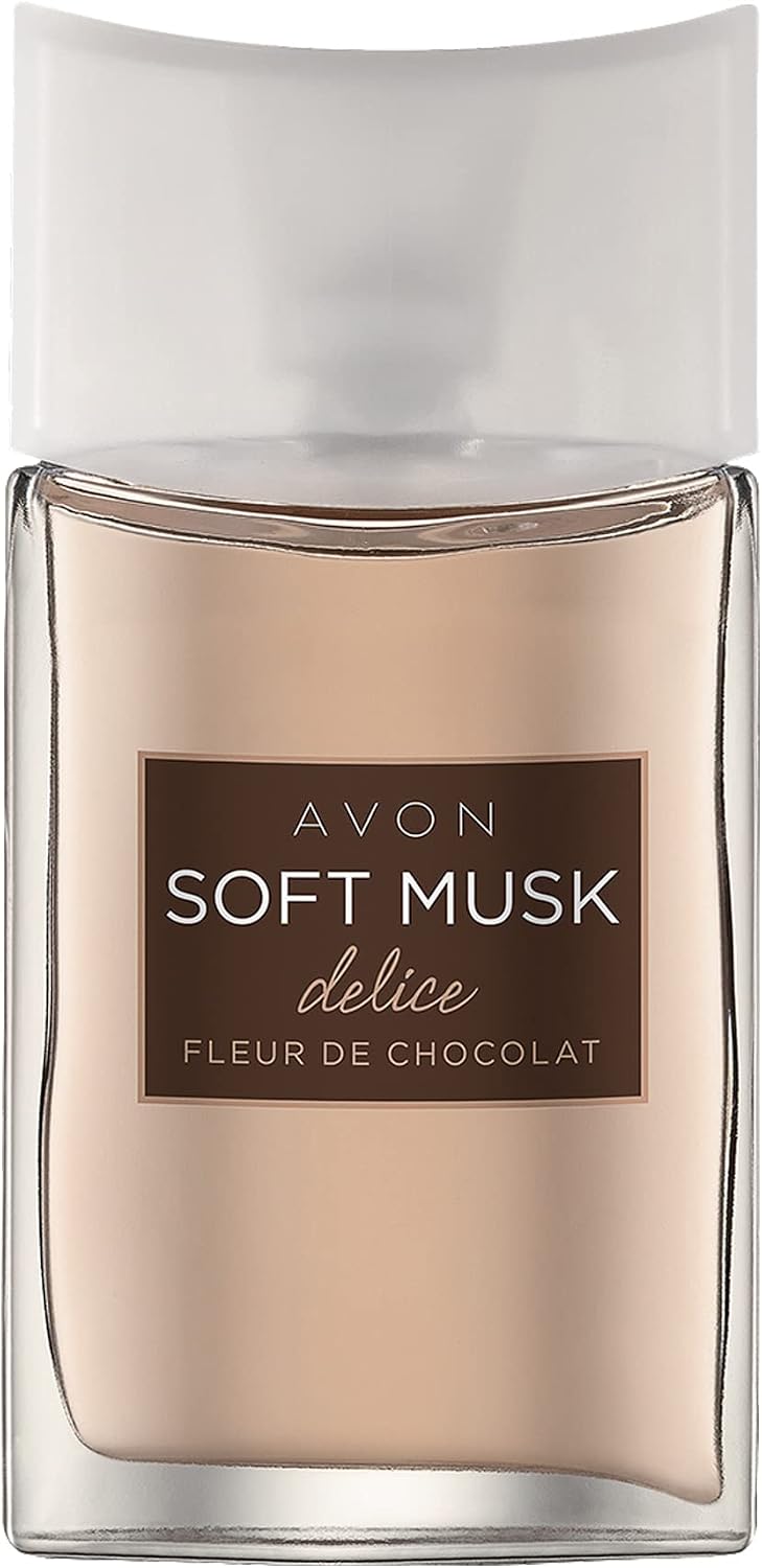 AVON Soft Musk Delice Fleur de Chocolat Eau de Toilette for Women 50ml - 1.7oz