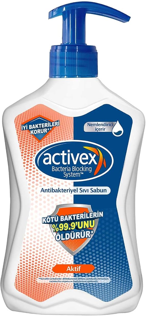 ACTIVEX Liquid Soap, Active, 500 Milliliters
