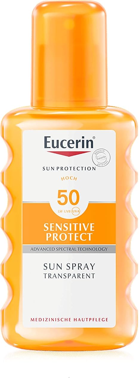 Eucerin Sun Protection Oil Control Dry Touch Sun Spray Transparent FPS 50, 200 ml Solution