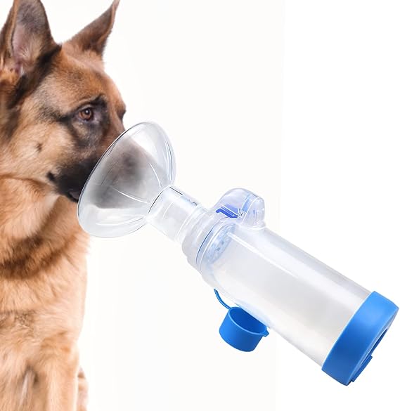 Chamber for Pets Inhaler Spacer for Cat or Dog Handheld Spacer with Exclusive Breathing Indicator (for dogs)