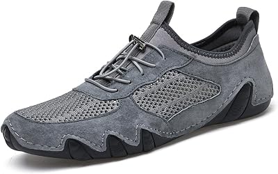 Driving Shoes for Men Breathable Mesh Mens Casual Shoes Slip On Fashion Comfortable Handmade