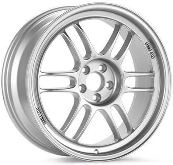 Enkei 379-670-4943SP RPF1 Racing Wheel 16x7 +43 4x100 Silver Paint