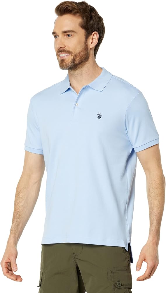 U.S. POLO ASSN. Interlock Core Polo Shirt Windsurfer Blue MD