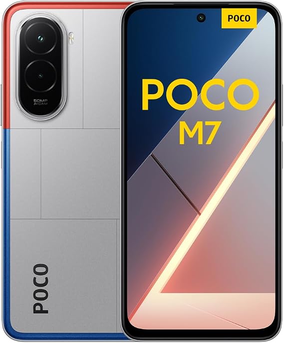 XIAOMI Poco M7 Smartphone 8+256GB 50MP AI Dual Camera 7000mAh Silver