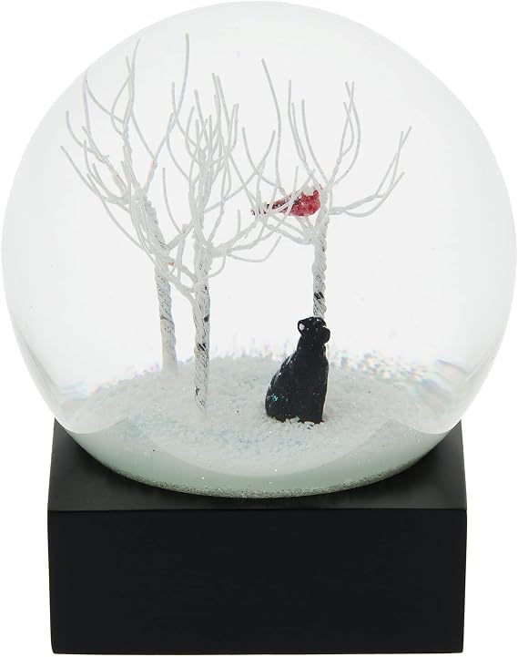 Black Lab in Woods Snow Globe by CoolSnowGlobes