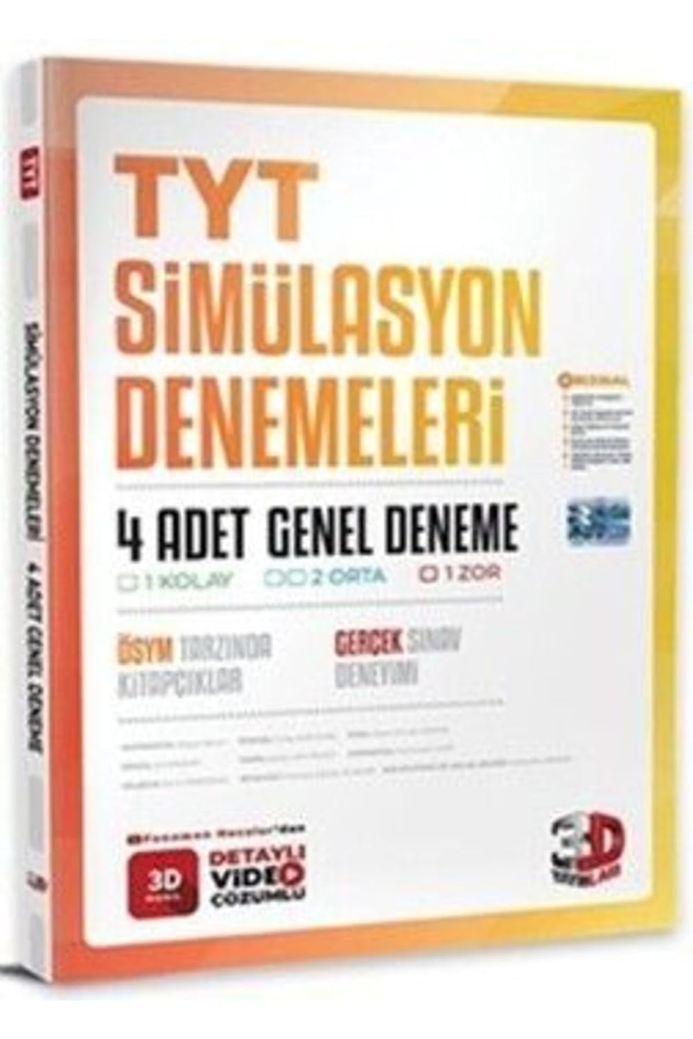 3D TYT 4'lü Simülasyon Genel Deneme