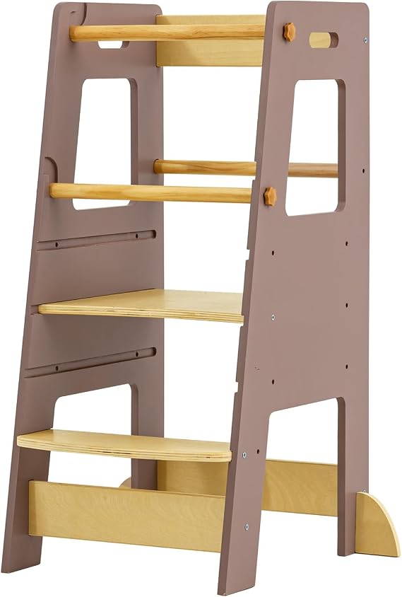 Toddler Tower - Safe Toddler Tower Kitchen Stool for Toddlers, Montessori Step Stool for Kitchen Counter, Little Kids in The Kitchen Ladder