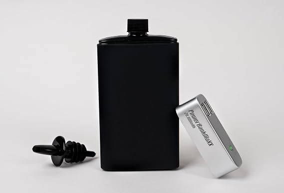 BEV-Bank Hidden Power Bank Flask - Holds Approximately 8 oz. (235 ml)