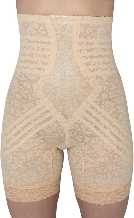 High Waist Lace Thigh Slimmer with Extra Firm Support by Rago