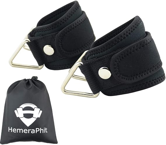 Ankle Straps for Cable Machine Gym Workout Padded Ankle Cuffs for Leg Exercise