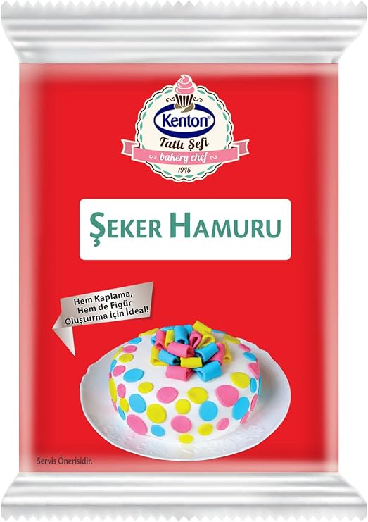 Kenton Tatlı Şefi Kırmızı Şeker Hamuru 200g