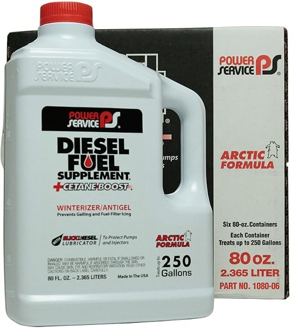 Power Service Diesel Fuel Supplement +Cetane Boost - 80 Ounce