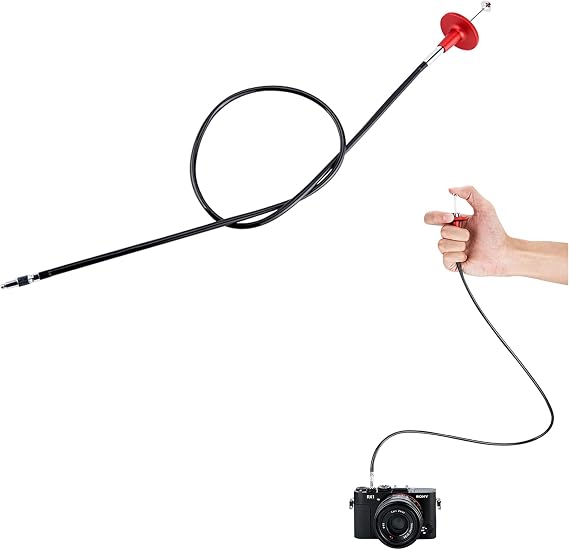 JJC Mechanical Shutter Release Cable Cord for Fuji X-T5 X-T50 X100VI X-T30
