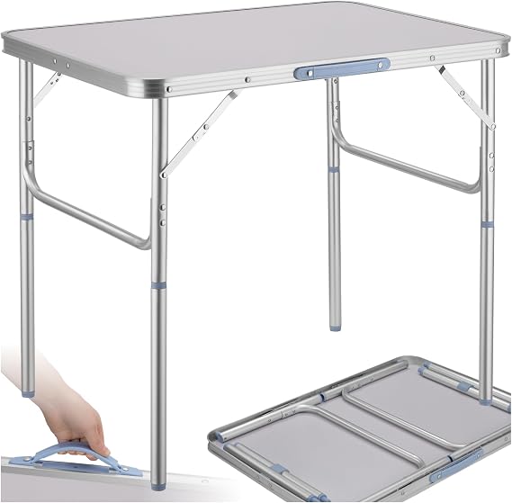 TecTake Folding Camping Table Garden Table Camping Furniture - Various Models