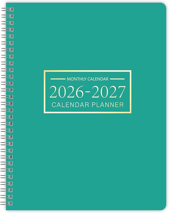 TREES 2026-2027 Monthly Planner, 24-Month Academic Calendar, 8.6" x 11"