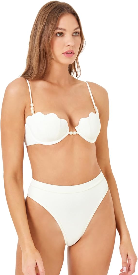 L*Space Sunrise Shell Bikini Top for Women
