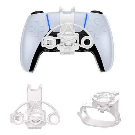 EJGAME Mini Steering Wheel for PS5 Controller, Racing Game Accessory Compatible With PS5 Slim