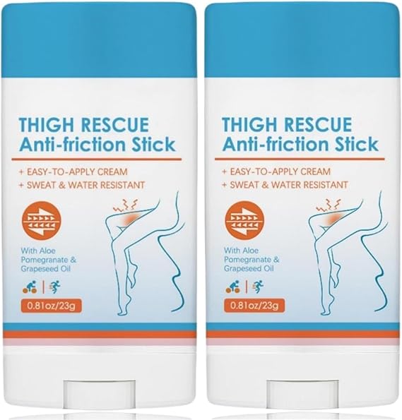 2PCS Anti-Chafe Stick,Anti Chafing Cream Thighs,Anti Chafe Balm,Anti Friction Stick,Chafing Sti/ck,Body Anti Chafe B/alm,Glide Anti Chafing Sti/ck,Thi/gh In/ner Anti-Chafing Bal/m,Thig/h Rubbing Balm
